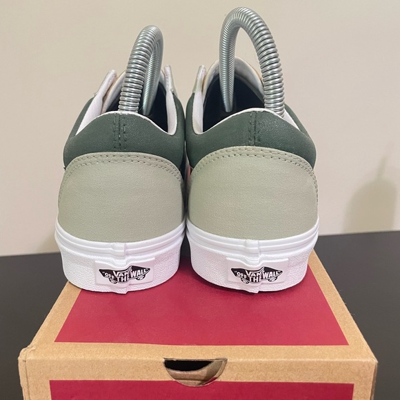 Vans old Skool customs olive and gold - Picture 5 of 6
